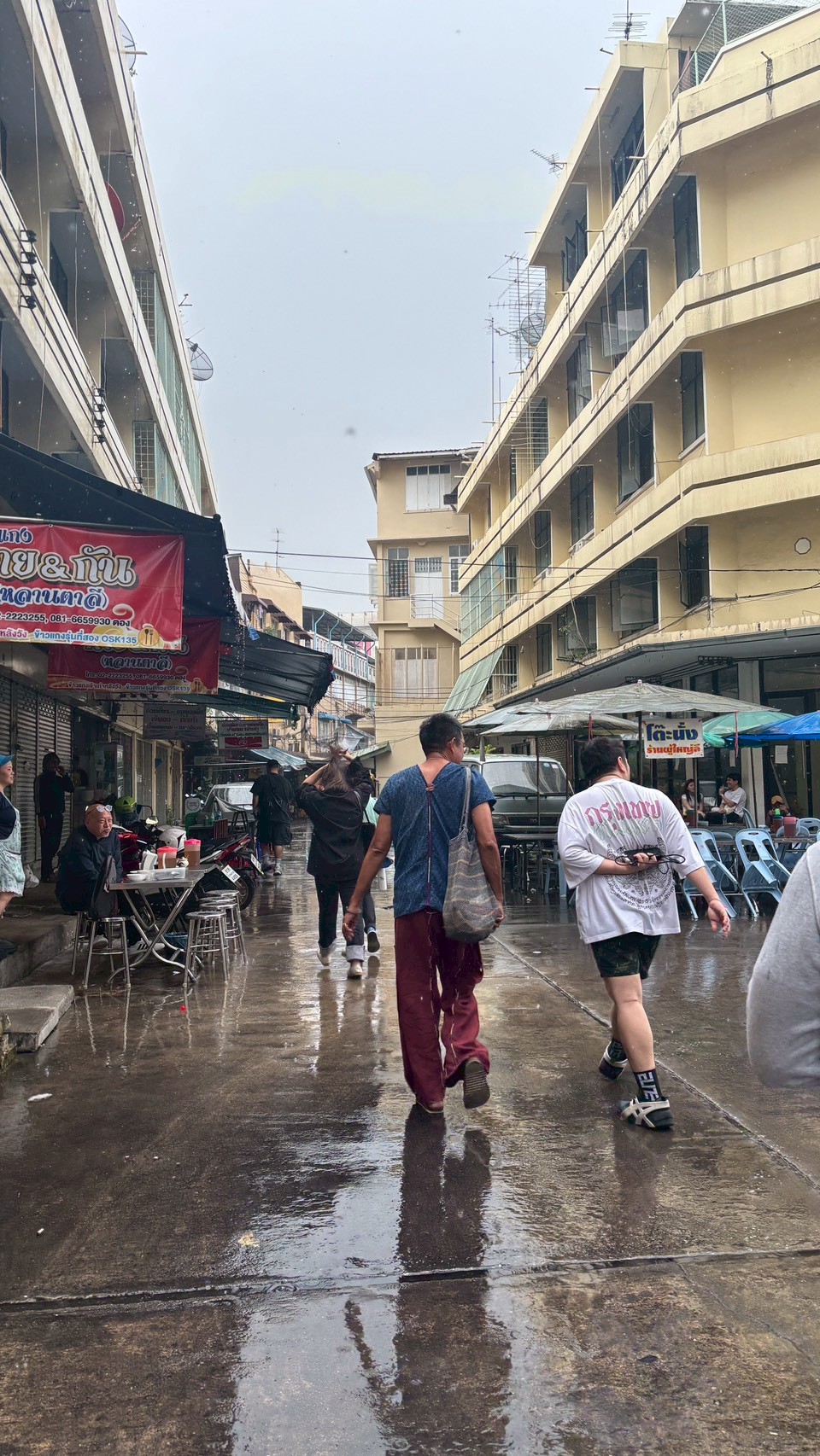 Walking the route to observe movement, street conditions and service connections.